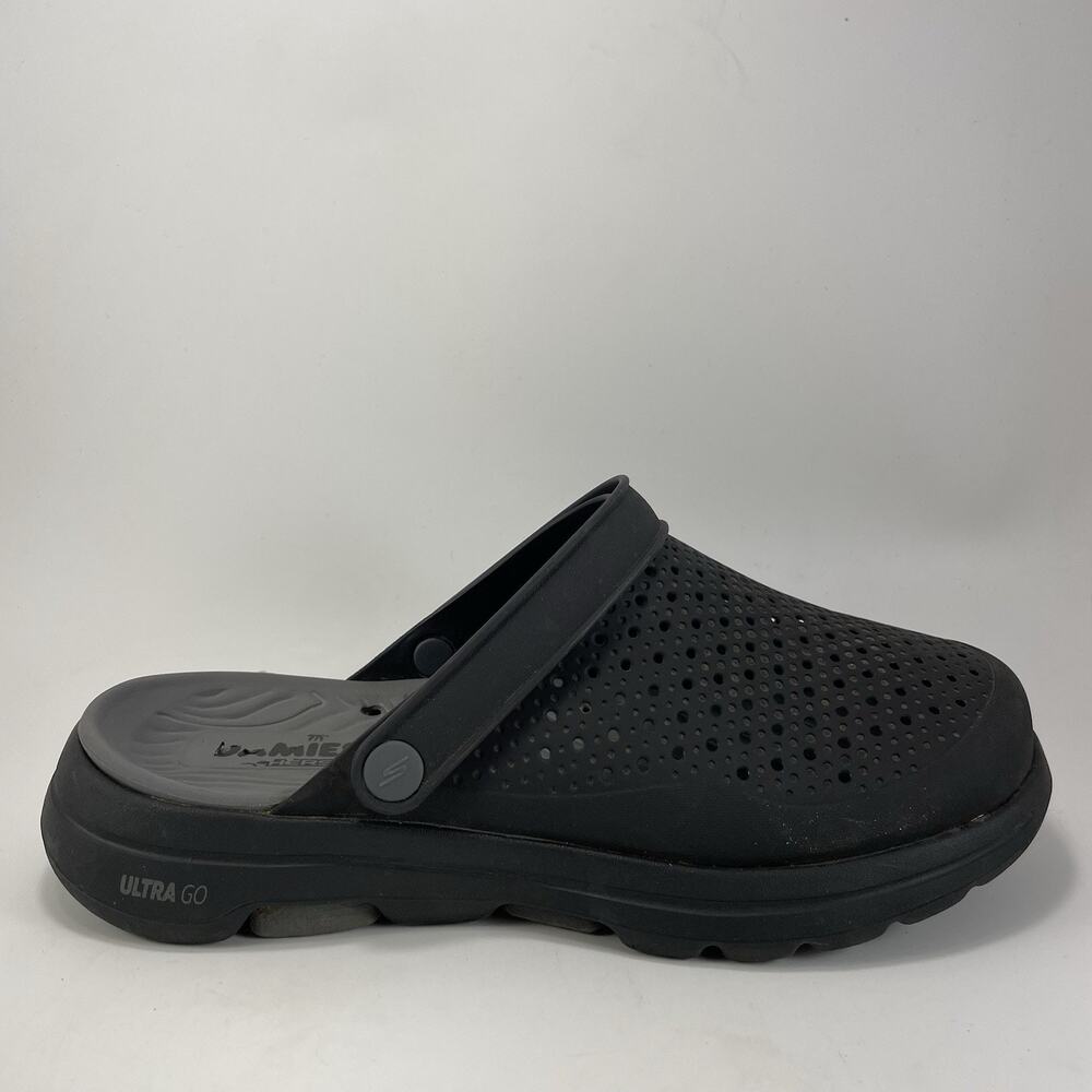 Skechers Foamies GOwalk 5 Astonished Clog Mens Size 10 Black Rubber Slip On
